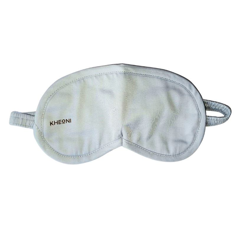 Light Blue Organic Cotton Eye Mask | For Sleep & Relaxation