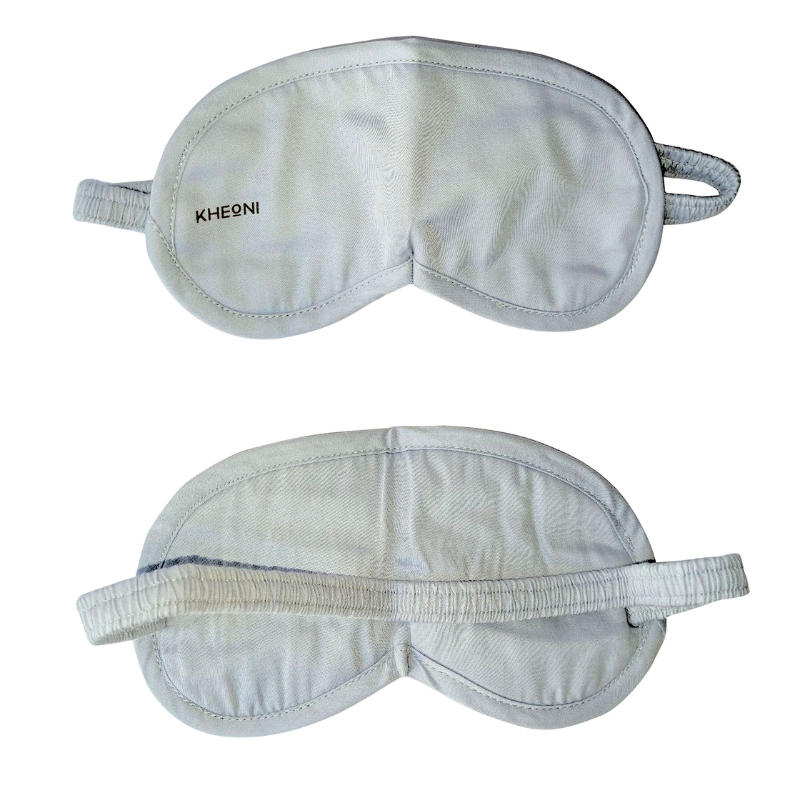 Light Blue Organic Cotton Eye Mask | For Sleep & Relaxation