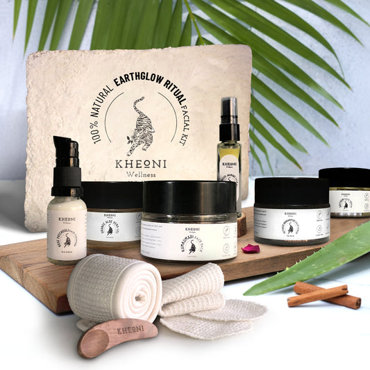 100% Natural Earthglow Ritual Facial Kit