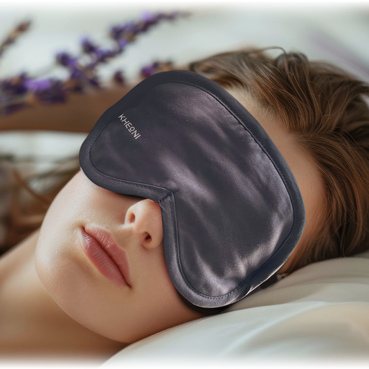 Grey Organic Cotton Eye Mask | For Sleep & Relaxation