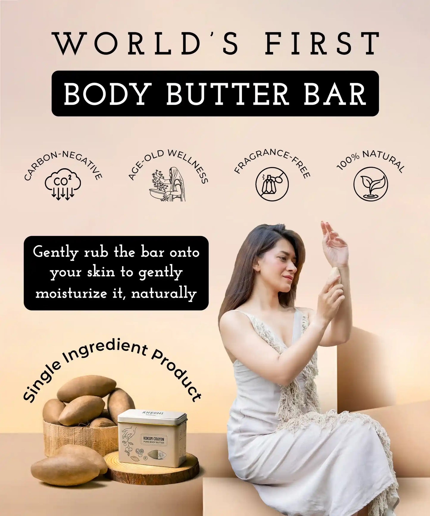 Body Butter Bar | Natural Moisturizer for Dry Skin