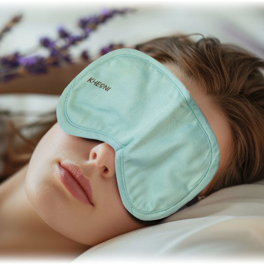 Light Neon Organic Cotton Eye Mask | For Sleep & Relaxation