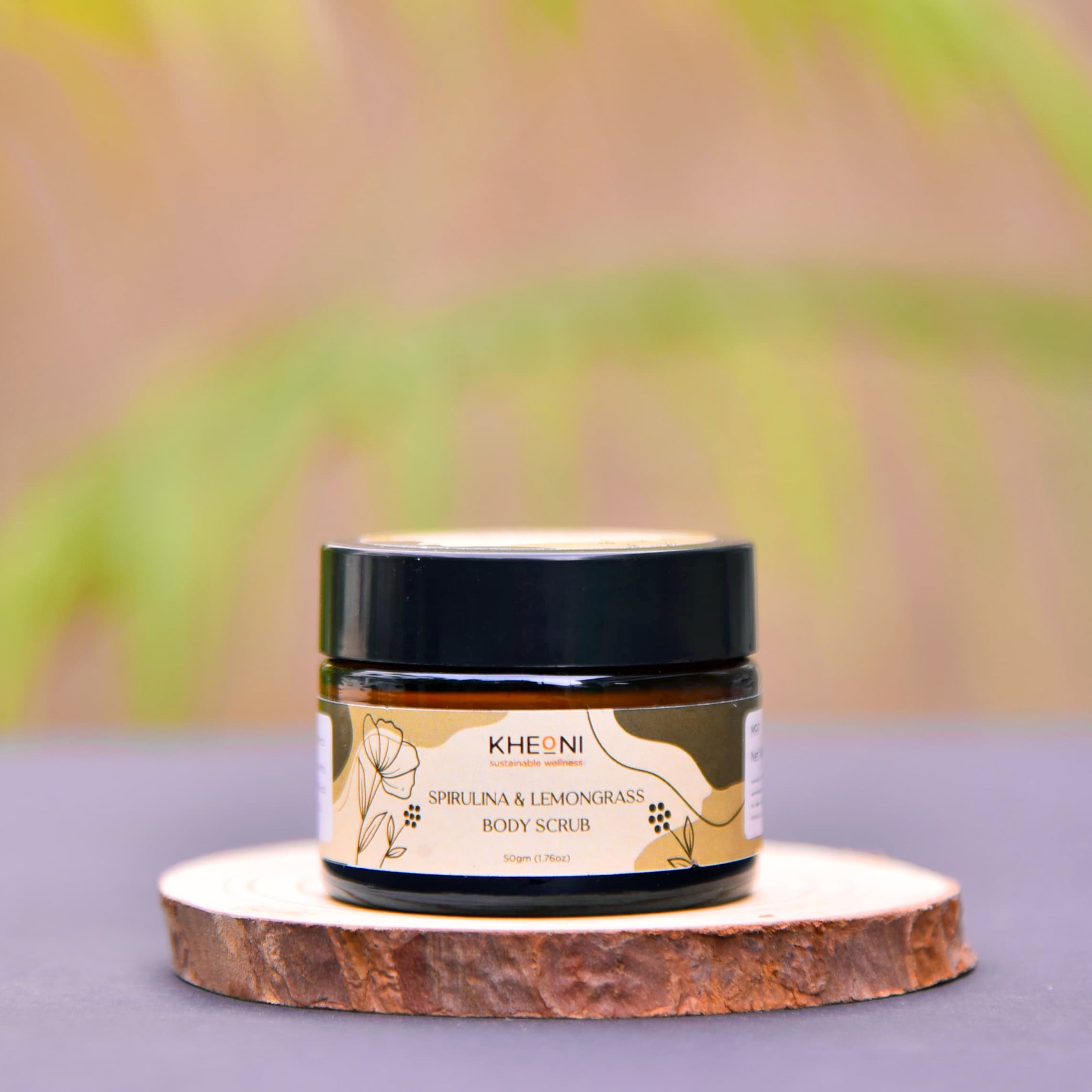 Spirulina & Lemongrass Body Scrub Smooth Skin Nourish Your Dry Skin