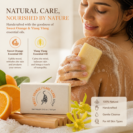 100% Natural Sweet Orange / Ylang Ylang Soap