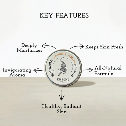 100% Natural Cedarwood - Daffodil Body Balm