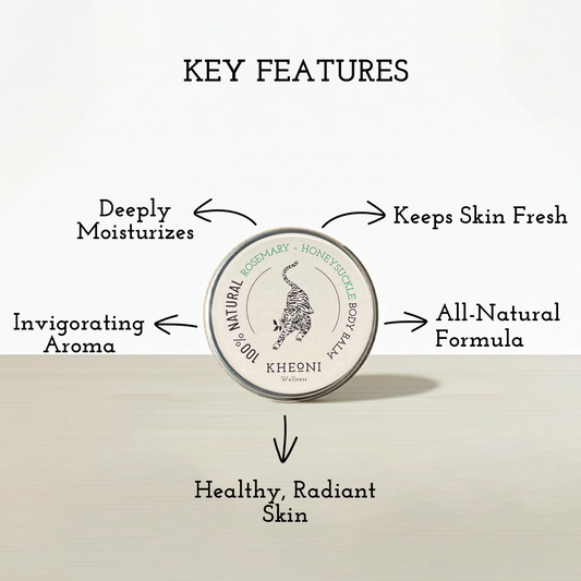 100% Natural Rosemary - Honeysuckle Body Balm