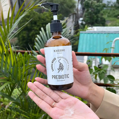 Prebiotic Sandalwood  | 3-in-1 Hair, Face & Body Wash