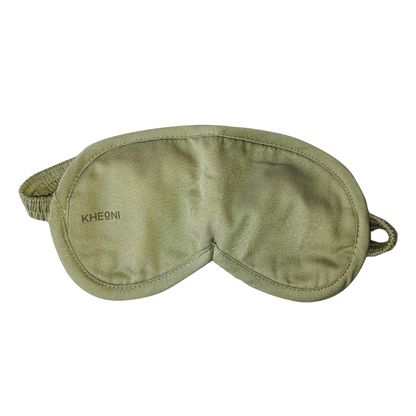 Light Green Organic Cotton Eye Mask | For Sleep & Relaxation