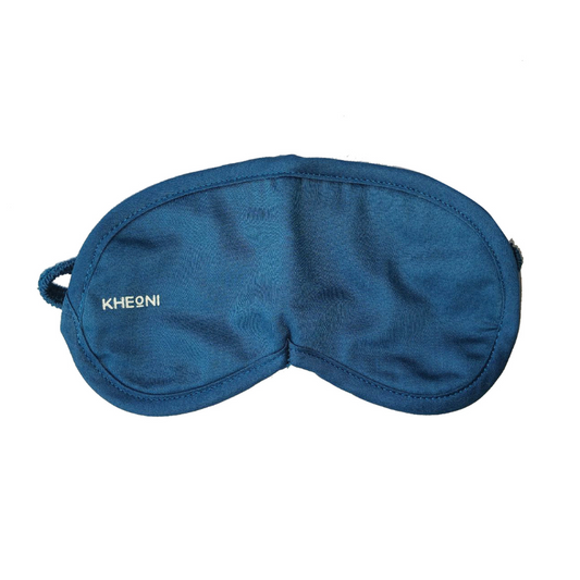 Ocean Blue Organic Cotton Eye Mask | For Sleep & Relaxation