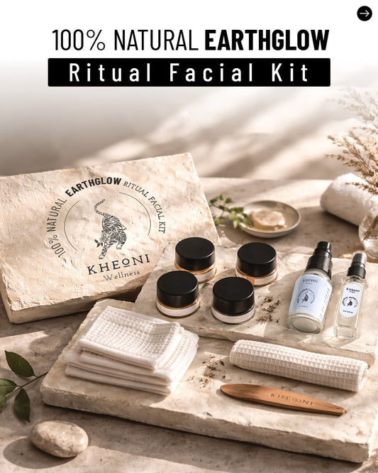 100% Natural Earthglow Ritual Facial Kit