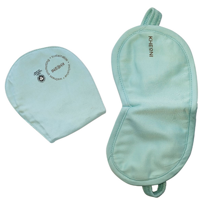 Light Neon Organic Cotton Eye Mask | For Sleep & Relaxation