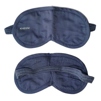 Blue Organic Cotton Eye Mask | For Sleep & Relaxation