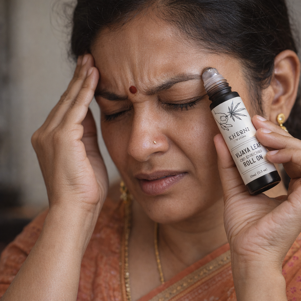 Vijaya Leaf Roll On usage apply directly to joints and muscles for instant natural pain relief