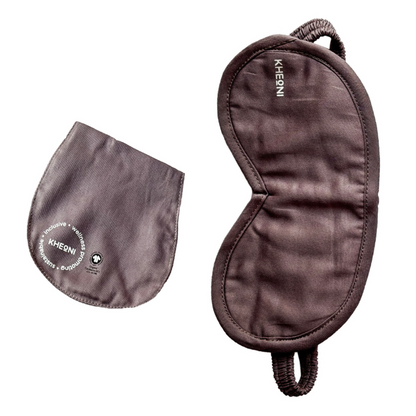 Grey Organic Cotton Eye Mask | For Sleep & Relaxation