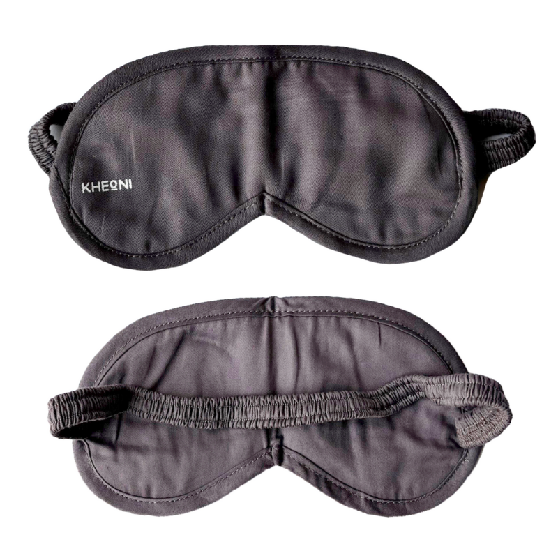 Grey Organic Cotton Eye Mask | For Sleep & Relaxation