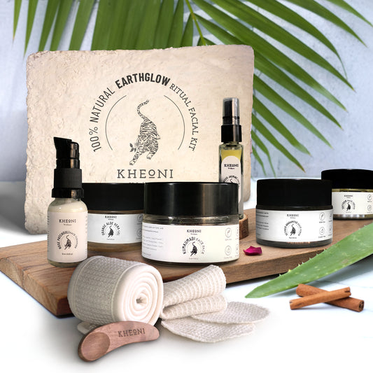 100% Natural Earthglow Ritual Facial Kit
