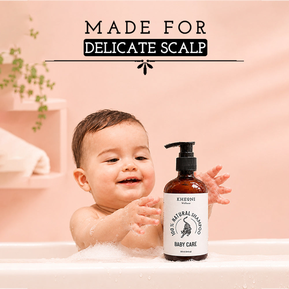 100% Natural Baby Shampoo - Mild & Gentle