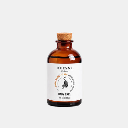 Natural Baby Massage Oil – Moisturizing Body Oil with Sweet Orange & Ylang Ylang