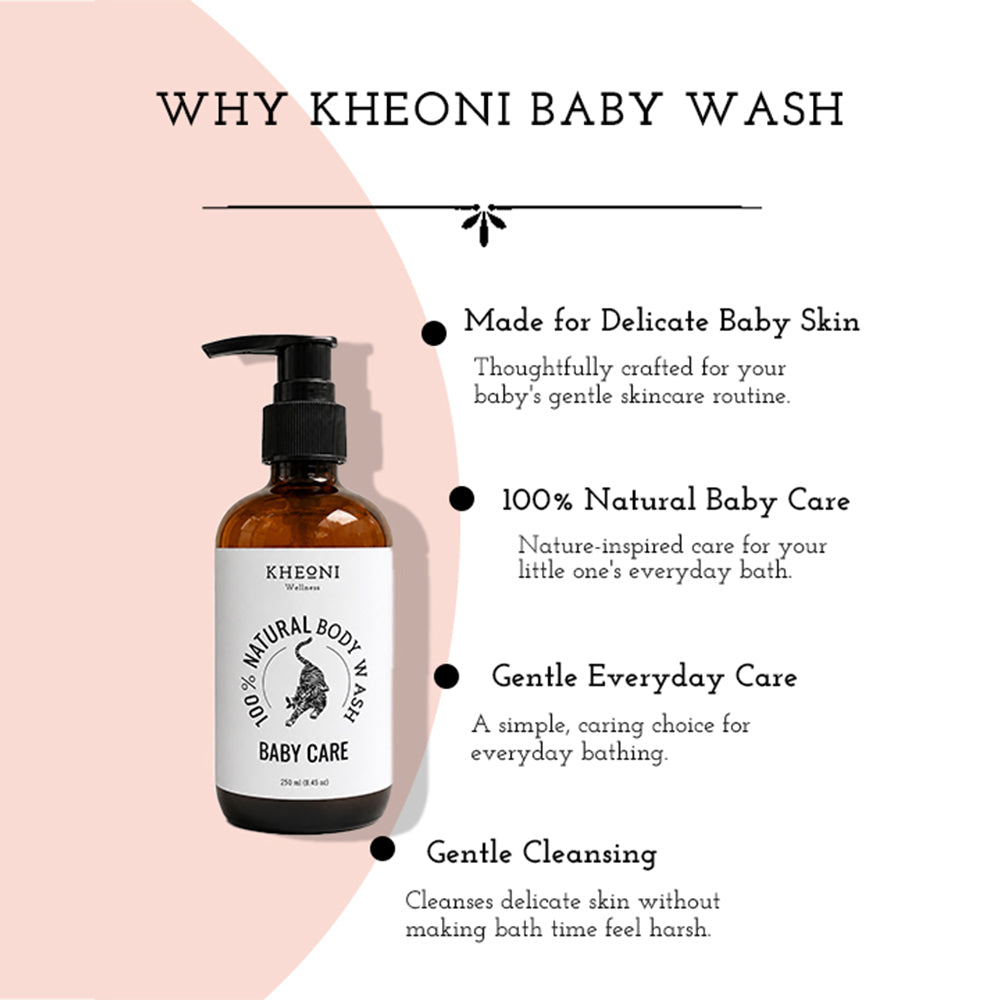 Natural Baby Body Wash – Mild & Gentle Moisturizing Wash for Baby Skin