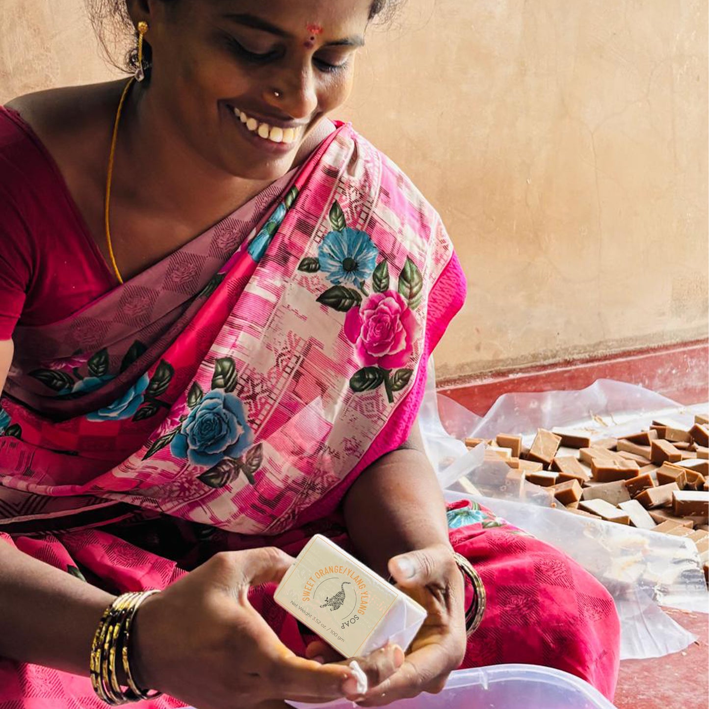 100% Natural Sweet Orange / Ylang Ylang Soap