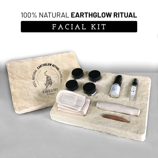 100% Natural Earthglow Ritual Facial Kit