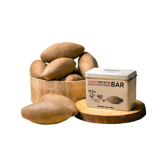 Geranium Body Butter Bar | Natural Moisturizer for Dry Skin