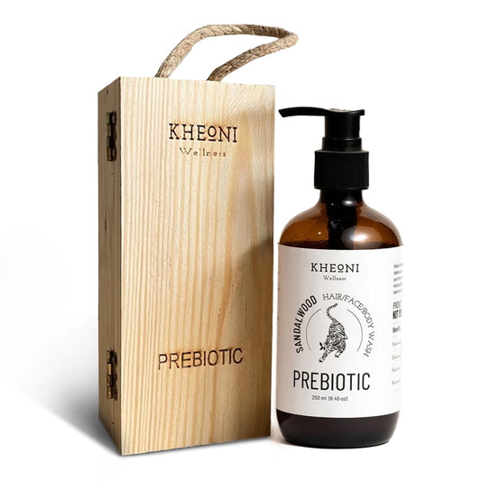 Prebiotic Sandalwood  | 3-in-1 Hair, Face & Body Wash
