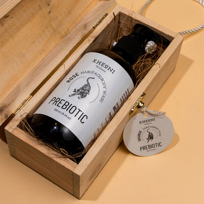 Prebiotic Rose | Natural Shampoo | 3-in-1 Hair, Face & Body Wash