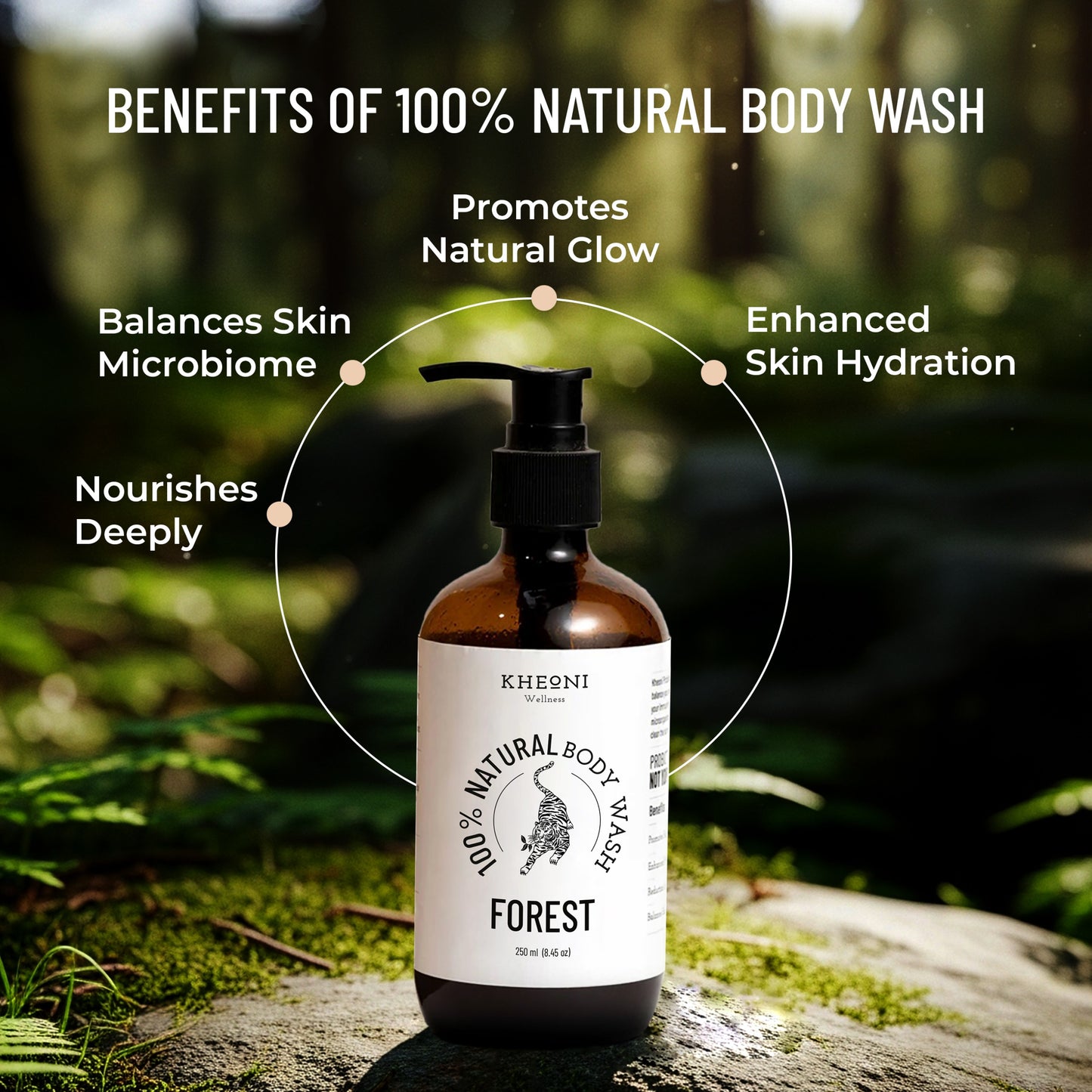 100% Natural Body Wash-Forest