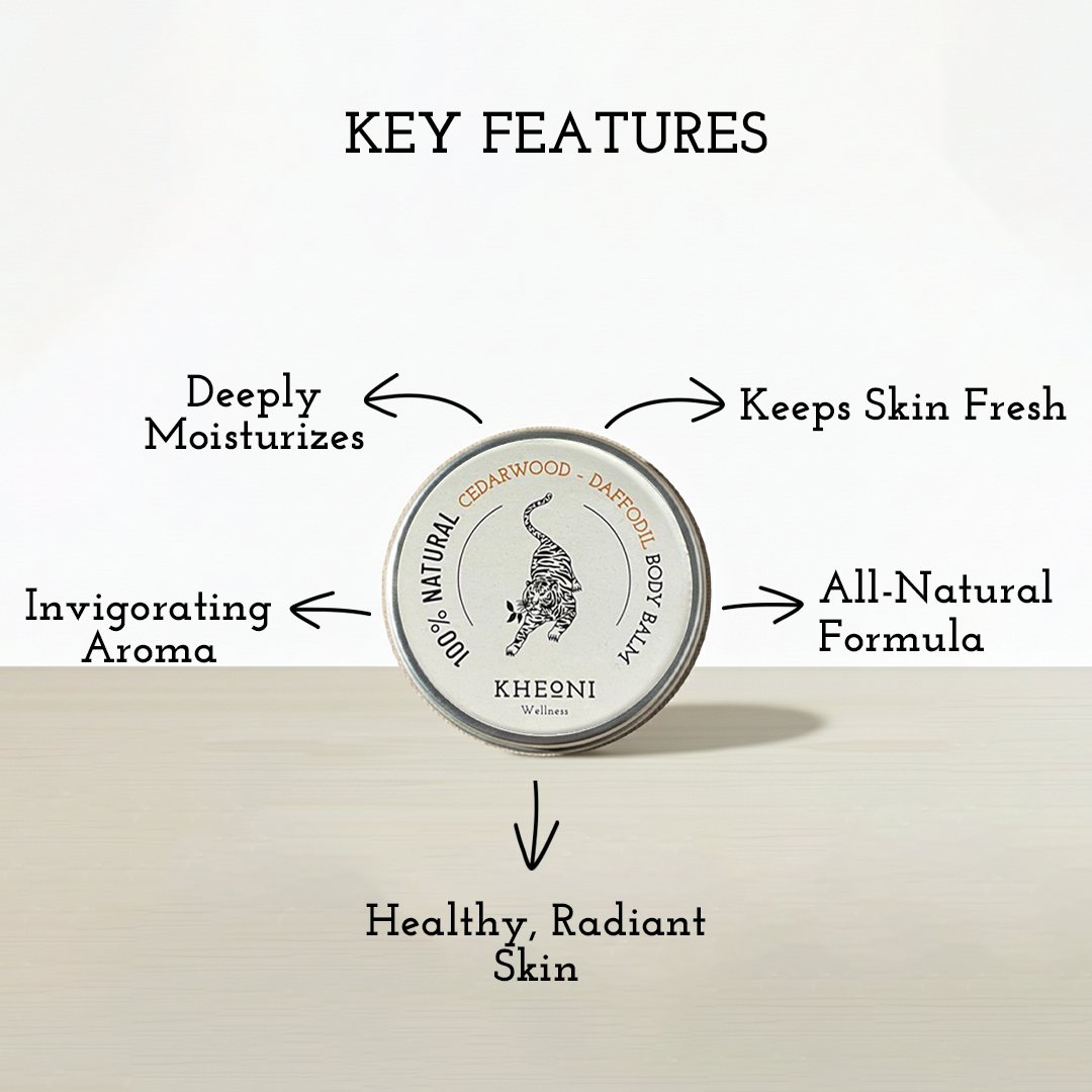 100% Natural Cedarwood - Daffodil Body Balm