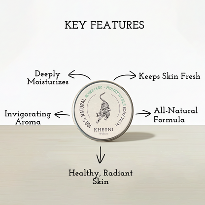 100% Natural Rosemary - Honeysuckle Body Balm