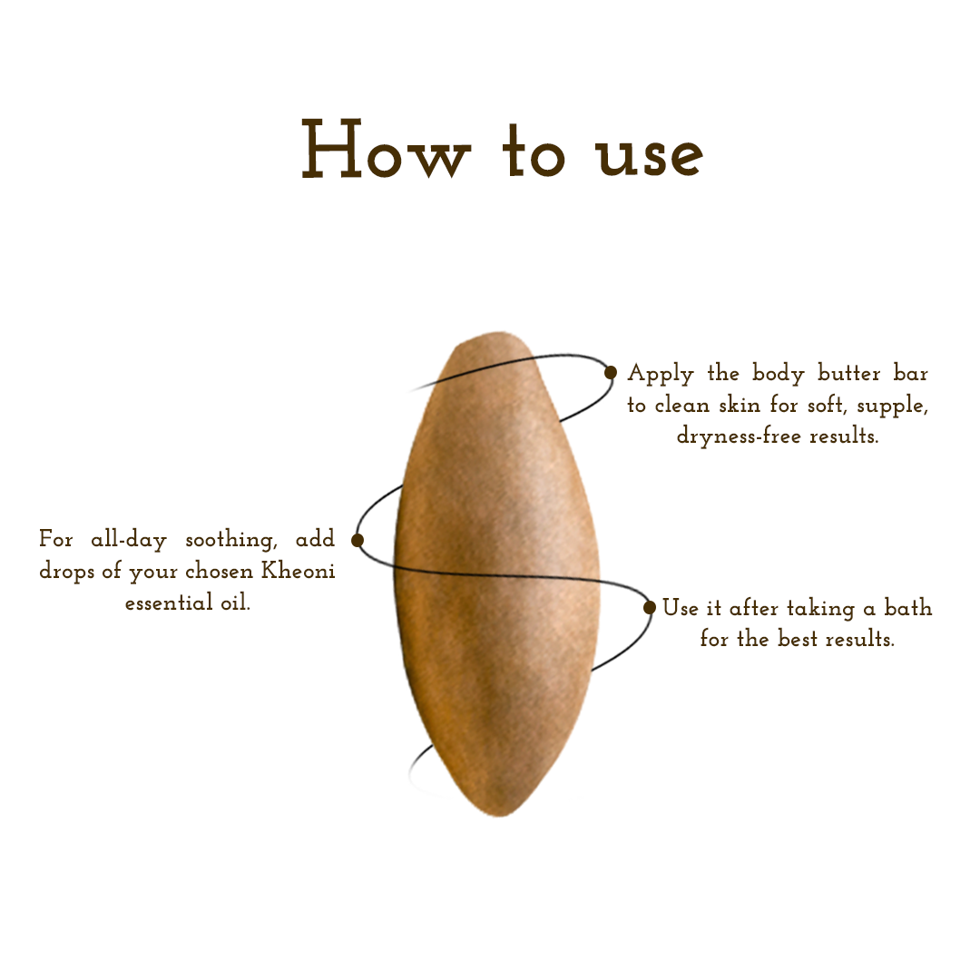 Body Butter Bar | Natural Moisturizer for Dry Skin