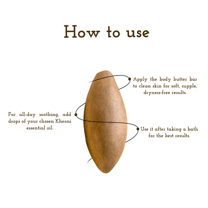 Body Butter Bar | Natural Moisturizer for Dry Skin