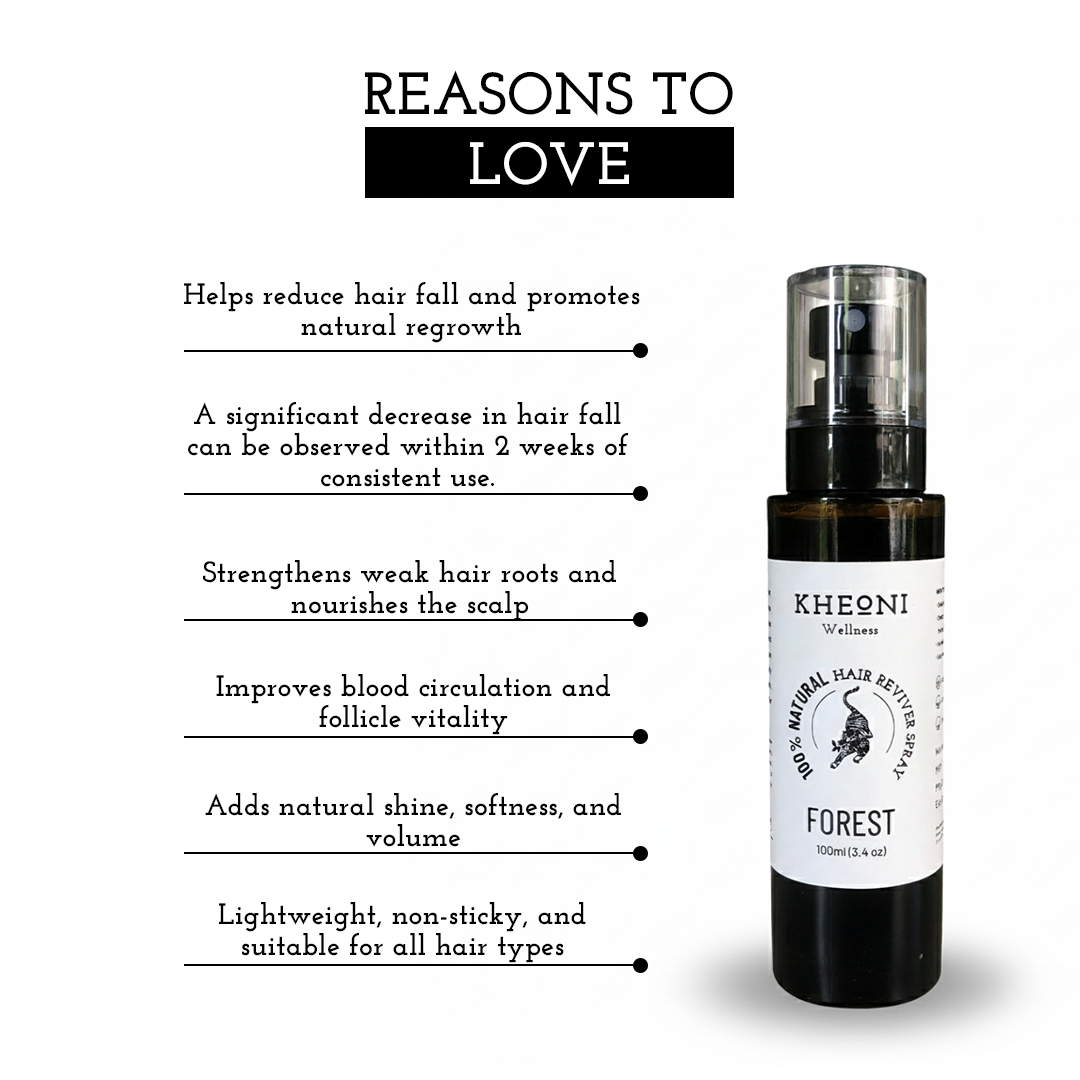 100% Natural Hair Reviver Spray