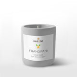Frangipani Scented Candle - Cement Jar